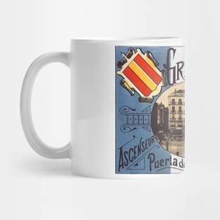 Vintage Travel Poster from Madrid, Spain Mug